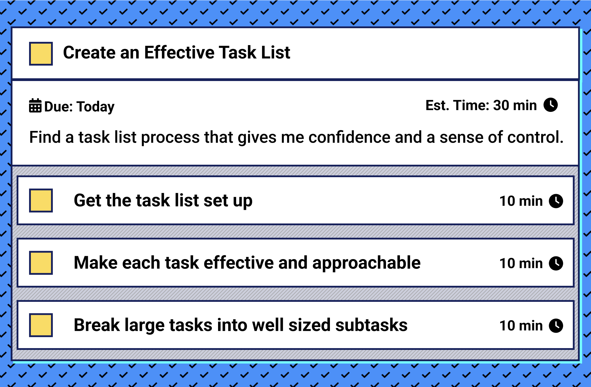 The Elements of an Effective Task List